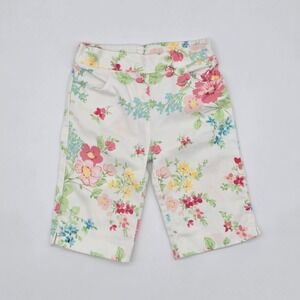 Janie and Jack Floral Capri Pants Toddler Girls Size 12-18 Months